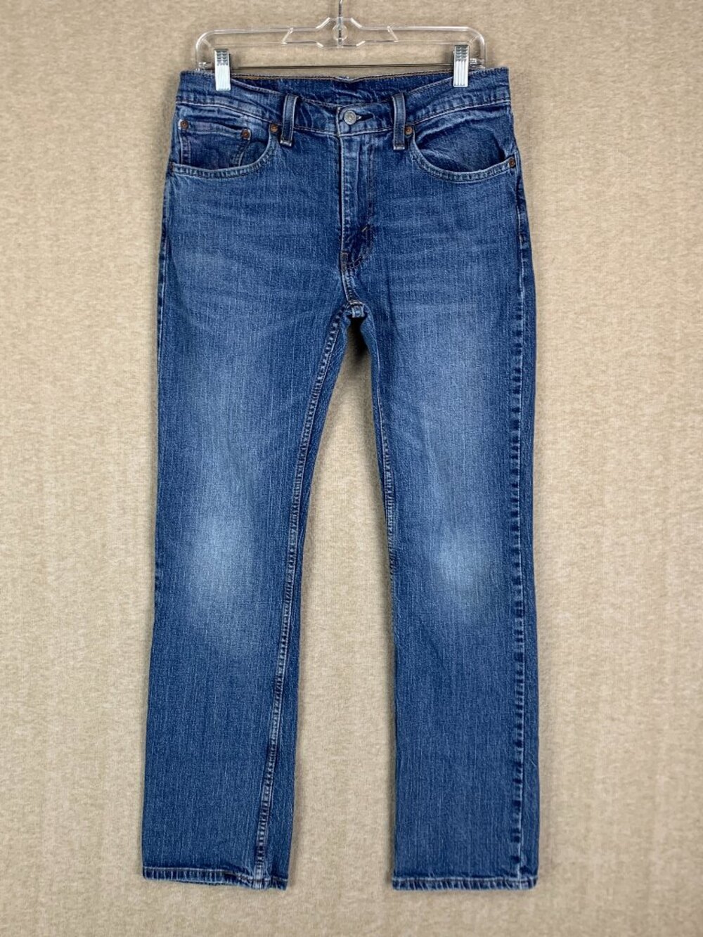 Levi's 527 Jeans Mens 31x30 Slim Bootcut Low Rise Medium Wash Blue Denim Stretch